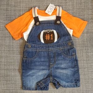 The Children's Place T-Shirt and Overall